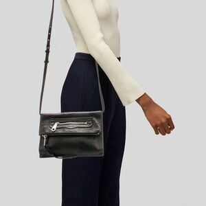 Rebecca Minkoff Regan Leather Clutch Black